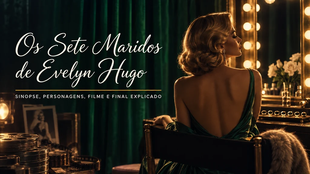 Capa do artigo Os Sete Maridos de Evelyn Hugo, de Taylor Jenkins Reid