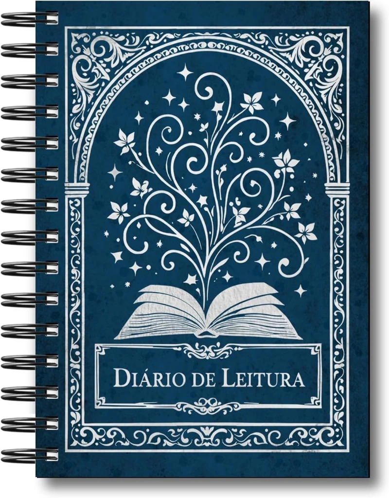 Planner de Leitura Clássico Azul