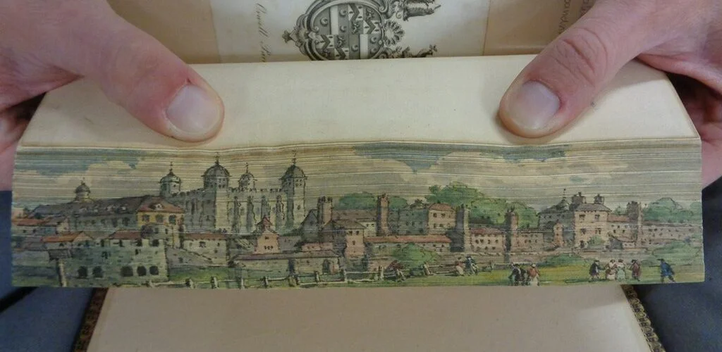 Corte — Imagens escondidas nos livros: a técnica fore-edge painting