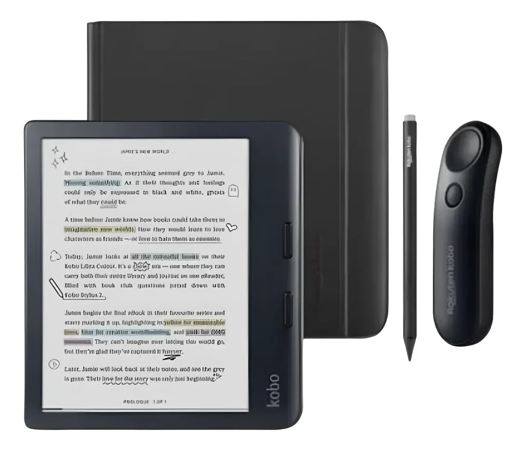 Kobo Libra Colour + Capa + Caneta + Controle Virador Página