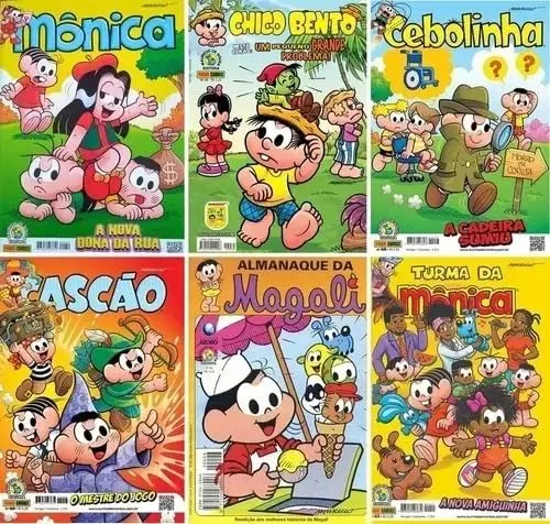 10 Gibis Turma Da Mônica Novos Sem Repetição - HQ